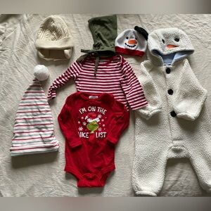 6-12 months baby Christmas bundle. Includes: